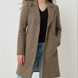 Philosophy Brown and Black Trench Coat